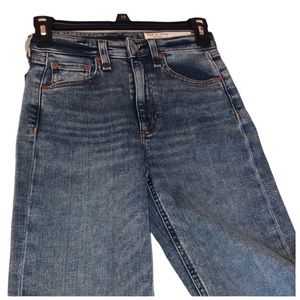 Rag & Bone  Size 24 blue jeans high waist Distressed Skinny “THE NINA” NWT